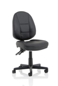 Jackson Black Leather High Back Executive Chair